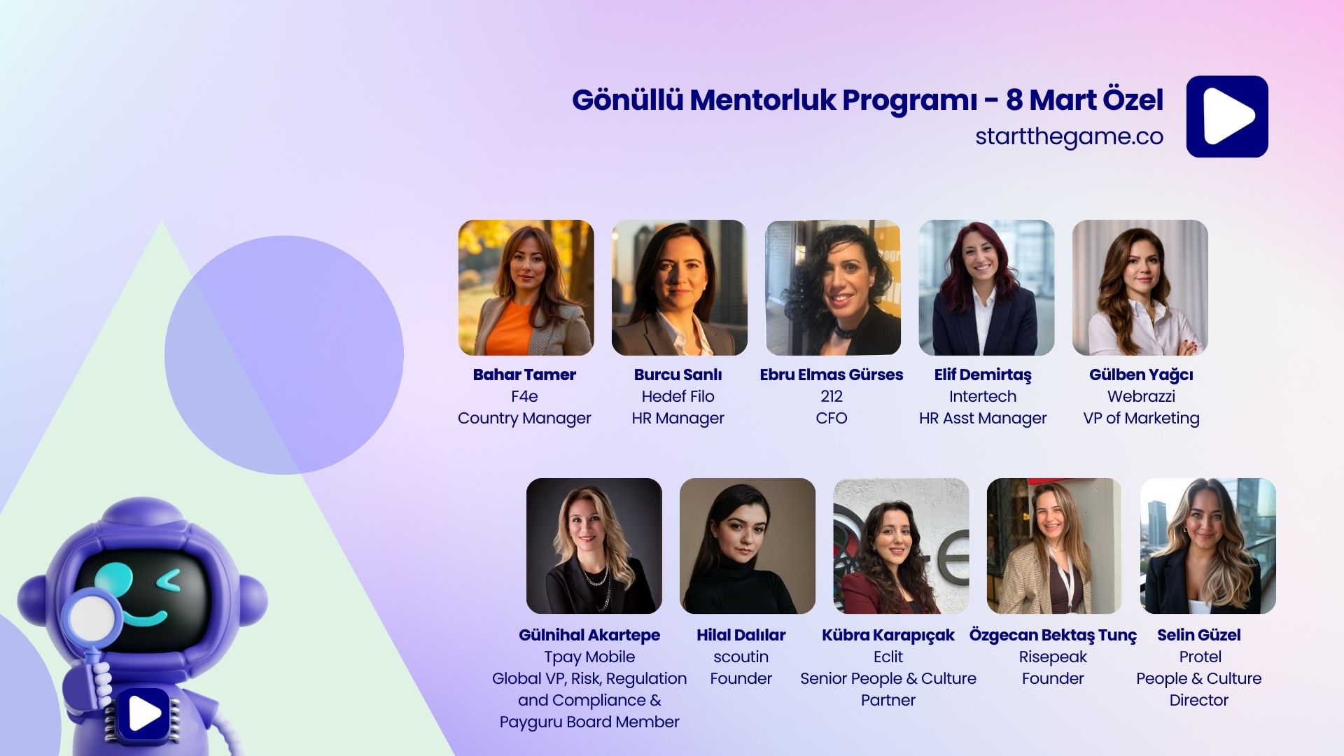 8 Mart Gönüllü Mentorluk Programı