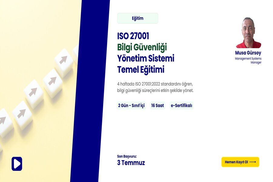 ISO 27001:2022 BGYS Temel Eğitimi