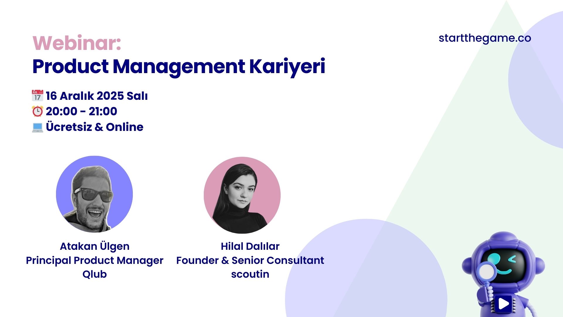 Webinar: Product Management Kariyeri